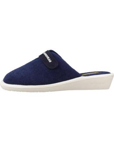 Pantofole per Donna NORDIKAS ZAPATILLAS HOGAR MUJER MODELO TOP LINE SRA COLOR AZUL MARINO
