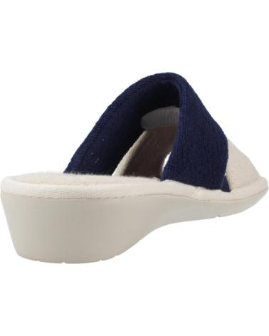Pantofole per Donna NORDIKAS ZAPATILLAS HOGAR MUJER MODELO TOP LINE COLOR AZUL HILMRN