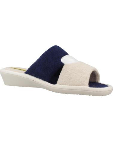 Pantofole per Donna NORDIKAS ZAPATILLAS HOGAR MUJER MODELO TOP LINE COLOR AZUL HILMRN