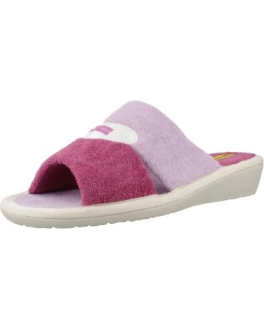 Pantofole per Donna NORDIKAS ZAPATILLAS HOGAR MUJER MODELO TOP LINE COLOR ROSA ORQUIDEA