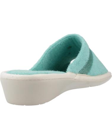 Pantofole per Donna NORDIKAS ZAPATILLAS HOGAR MUJER MODELO 1928 COLOR VERDE