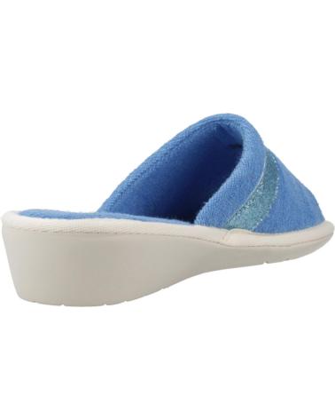 Pantofole per Donna NORDIKAS ZAPATILLAS HOGAR MUJER MODELO 1928 COLOR AZUL ZAFIRO