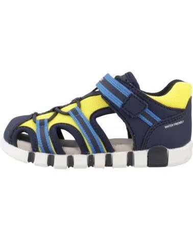 GEOX Sandalias Iupidoo Azul-Amarillo en azul para bebe AZUL