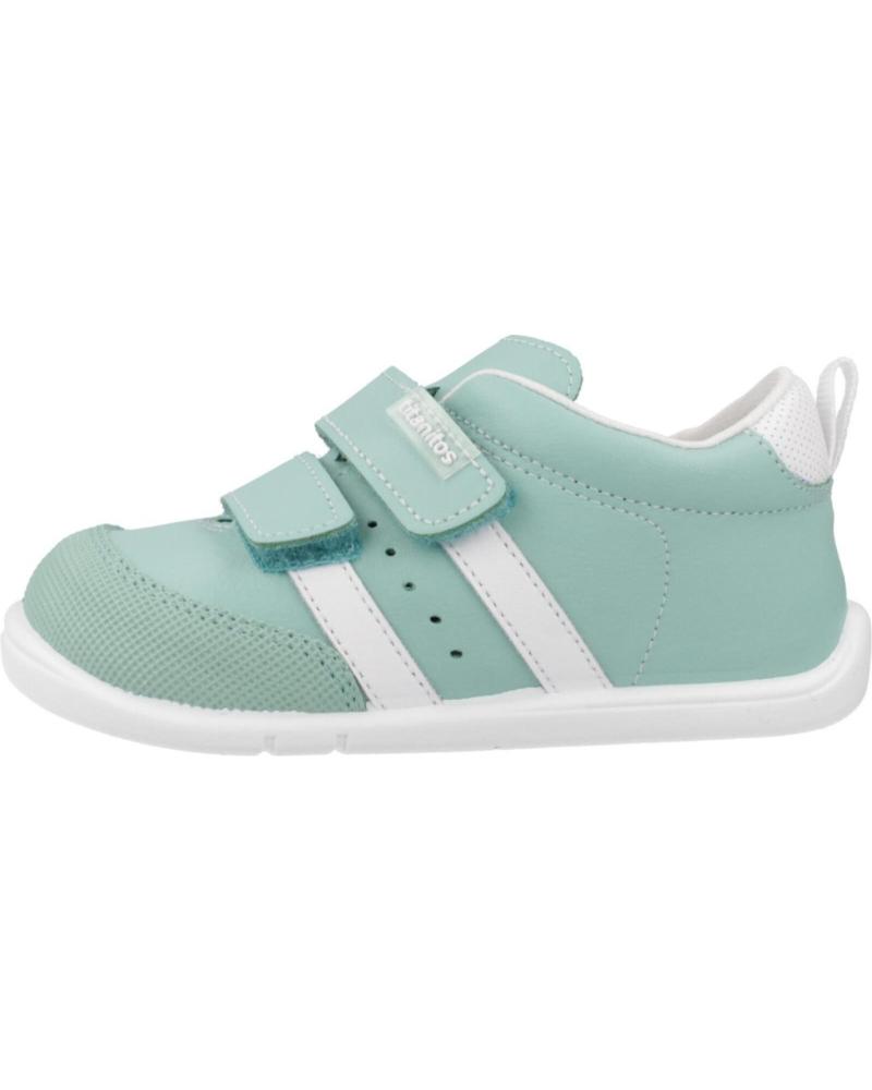 Deportivas de Niño TITANITOS ZAPATILLAS DE DEPORTE VERDE Y BLANCO