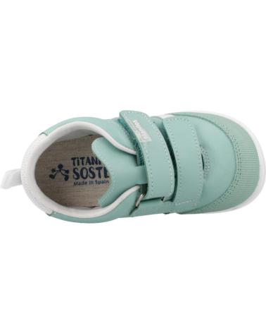 Deportivas de Niño TITANITOS ZAPATILLAS DE DEPORTE VERDE Y BLANCO