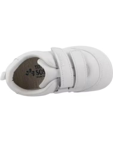 TITANITOS WASCHBARE SPORTSCHUHE AUS LEDER WEISS BLANCO