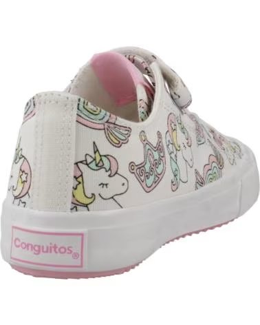 Scarpe sport per Bambina CONGUITOS COSH284096 BLANCO