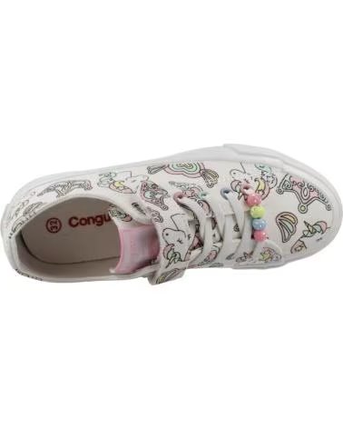 Scarpe sport per Bambina CONGUITOS COSH284096 BLANCO