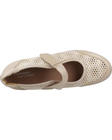 Zapatos de cuña per Donna PIESANTO ZAPATOS CONFORT MUJER MODELO 250657P COLOR BEIS BEIG