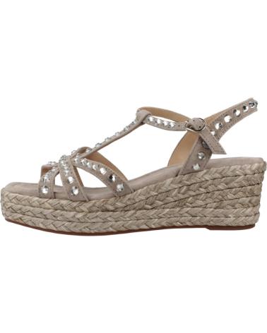 Sandales pour Femme ALMA EN PENA ALPARGATAS MUJER MODELO V2551451 COLOR MARRON TAUPE