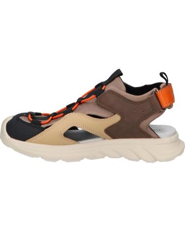 Sandalias de Niño GEOX J45F1E 0ME15 J SANDAL AIRADYUM C6218 BROWN-DK BEIGE