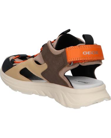 Sandalias de Niño GEOX J45F1E 0ME15 J SANDAL AIRADYUM C6218 BROWN-DK BEIGE
