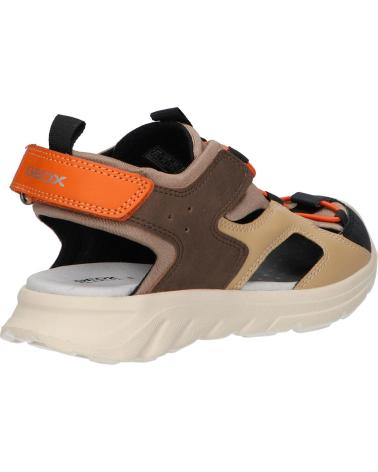 Sandalias de Niño GEOX J45F1E 0ME15 J SANDAL AIRADYUM C6218 BROWN-DK BEIGE