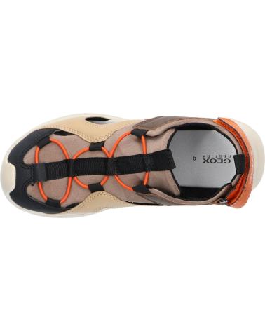 Sandalias de Niño GEOX J45F1E 0ME15 J SANDAL AIRADYUM C6218 BROWN-DK BEIGE