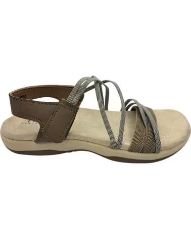 Sandalen für Damen CALZADOMANIA SANDALIA SPORT MUJER BEIGE
