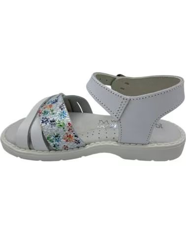 Sandalias-De-Niña-HURAN-SANDALIA-NINA-PIEL-BLANCO
