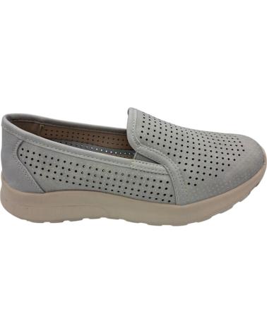 Sportivo per Donna CALZADOMANIA ZAPATO PIEL PICADO GRIS