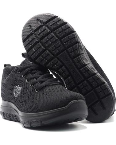 Esportes  de Mulher LAURA AZAÑA LA24503ST PISO N NEGRO