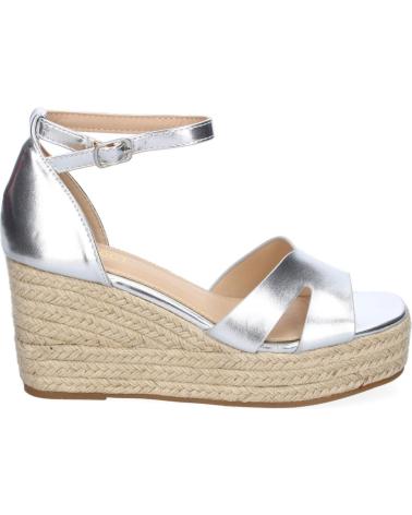 Sandales pour Femme PUNTOSALAO SANDALIAS PLATEADAS DE CUNA EN YUTE PARA MUJER VR5-1562 VARIOS COLORES