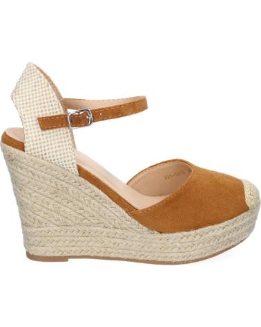 Sandali per Donna PUNTOSALAO SANDALIAS DE CUNA COMODA EN YUTE PARA MUJER COLOR CAMEL VR5- VARIOS COLORES