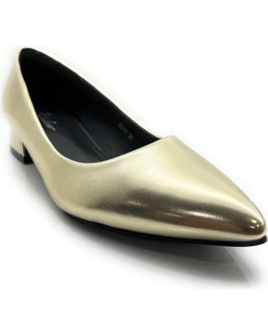 Scarpe per Donna KISS LEISS SALONES MUJER TACON BAJO VESTIR AMARILLO