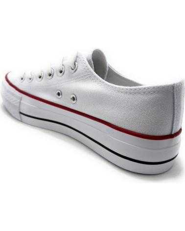 Sneaker für Damen CHIC VISION LONAS PUNTERA DOBLE PISO CORDON BLANCO