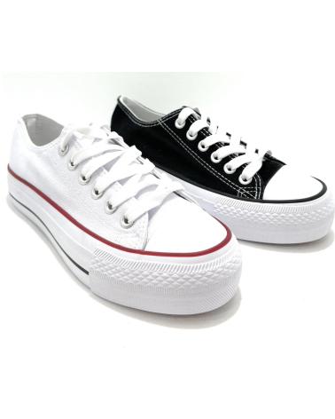 Sneaker für Damen CHIC VISION LONAS PUNTERA DOBLE PISO CORDON BLANCO
