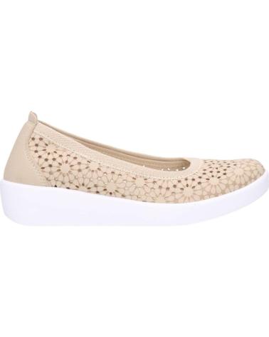 Sabrinas de Mulher D`CUTILLAS DOCTOR CUTILLAS BAILARINA DE PIEL CONFORT PARA MUJER 38473 PLATINO