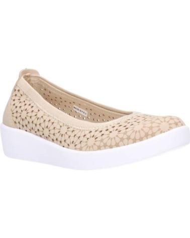 Bailarinas de Mujer D`CUTILLAS DOCTOR CUTILLAS BAILARINA DE PIEL CONFORT PARA MUJER 38473 PLATINO