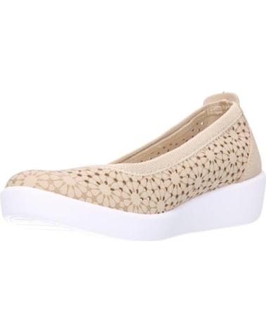 Bailarinas de Mujer D`CUTILLAS DOCTOR CUTILLAS BAILARINA DE PIEL CONFORT PARA MUJER 38473 PLATINO