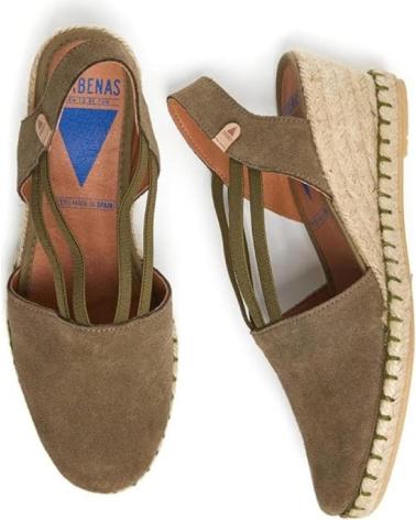 Sandali per Donna VERBENAS CUNA ESPARTO MAIKA MUJER KAKI VERDE