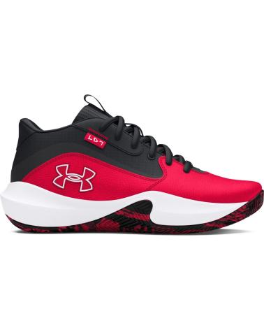 Sneaker für Mädchen und Junge UNDER ARMOUR ZAPATILLAS UNDER AMOUR BALONCESTO UA PS LOCKDOW 7 3028514 ROJO