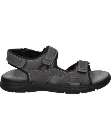 Man Sandals JOSEP SEIBEL MARLON-06 NUBUCK ASP ANTRACITA