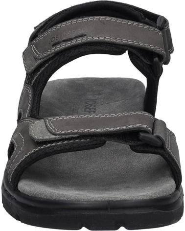 Man Sandals JOSEP SEIBEL MARLON-06 NUBUCK ASP ANTRACITA