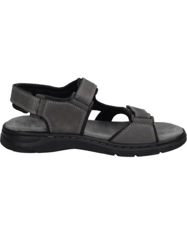 Man Sandals JOSEP SEIBEL MARLON-06 NUBUCK ASP ANTRACITA