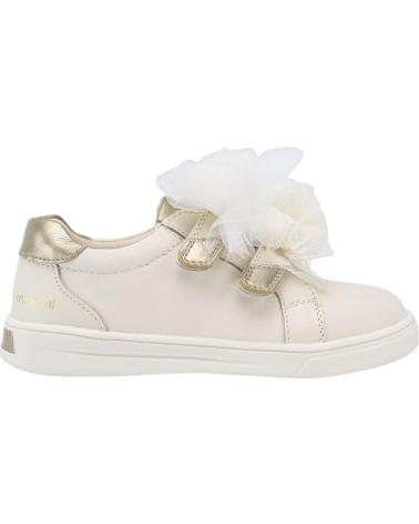 Sportif pour Fille MAYORAL ZAPATILLAS DEPORTE 43618 DEPORTIVA LAZOS BEIGE