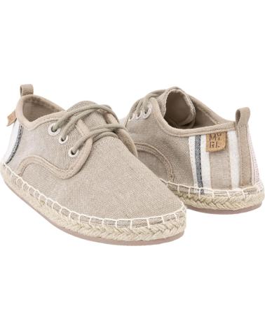 boy shoes MAYORAL SANDALIAS 45682 ALPARGATA TAUPE GRIS