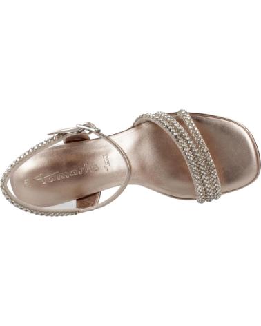 TAMARIS BLOCKABSATZ-SANDALEN MODELL 1-28355-44-586 NUDE ROSÉ GLITZER ROSGLM