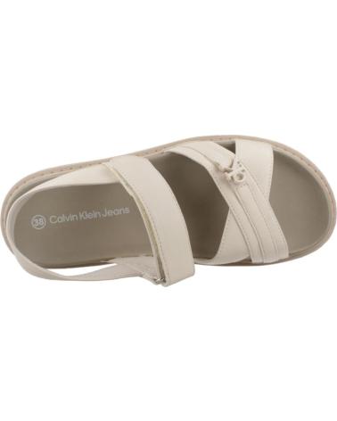 Sandalen für Damen CALVIN KLEIN SANDALIAS MUJER MODELO V3A282044 COLOR BEIS BEIG