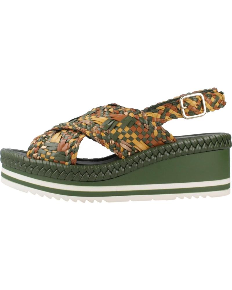 Sandali per Donna PONS QUINTANA SANDALIAS MUJER MODELO PADOVA COLOR VERDE VCF