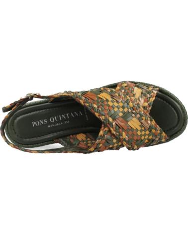 Sandali per Donna PONS QUINTANA SANDALIAS MUJER MODELO PADOVA COLOR VERDE VCF