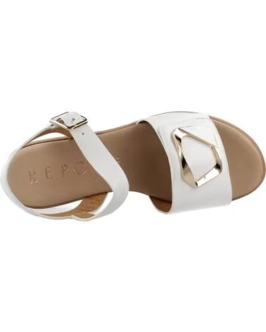 REPO SANDALES FEMME 54280R, BLANC, RÉF: 646540 BIANCO