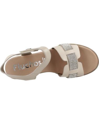 Sandalias de Mujer FLUCHOS SANDALIAS MUJER MODELO F1975 COLOR BEIS RAW