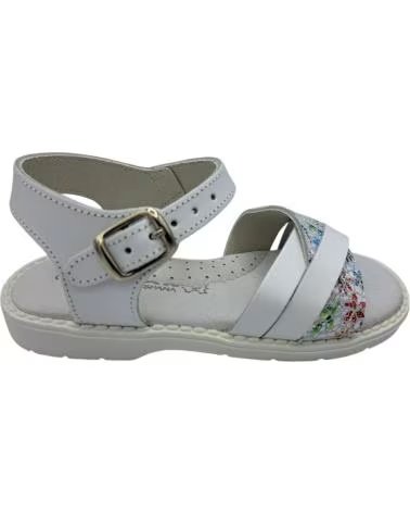 Sandalias-De-Niña-HURAN-SANDALIA-NINA-PIEL-BLANCO
