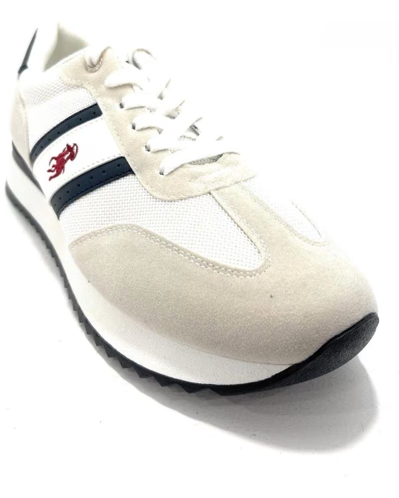 Deportivas de Niño LEONAL ZAPATILLAS CASUAL PARA CABALLERO CON DETALLE DE CABALLO BLANCO