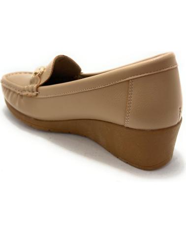 Mocasines de Mujer CHIC VISION MOCASIN MUJER CUNA HEBILLA RELAX MARRóN