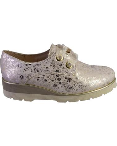 Scarpe per Donna NIVAL NEREA AFTA ZAPATOS CON CORDONES DE MUJER PIEL PLATINO