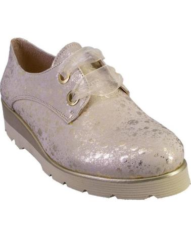 Scarpe per Donna NIVAL NEREA AFTA ZAPATOS CON CORDONES DE MUJER PIEL PLATINO