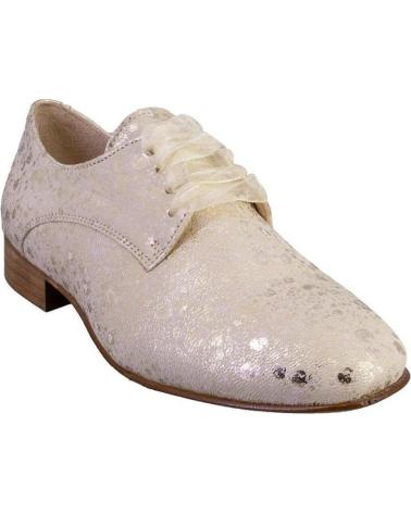 Scarpe per Donna NIVAL NELY AFTA ZAPATOS CON CORDONES DE MUJER PIEL PLATINO