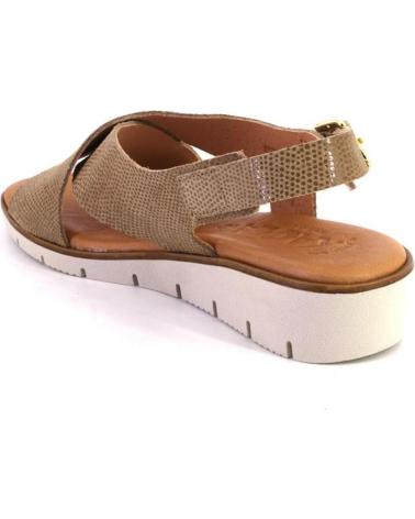 Sandali per Donna KAOLA 2275LUCERTOLA SANDALIAS DE MUJER PIEL CAMEL